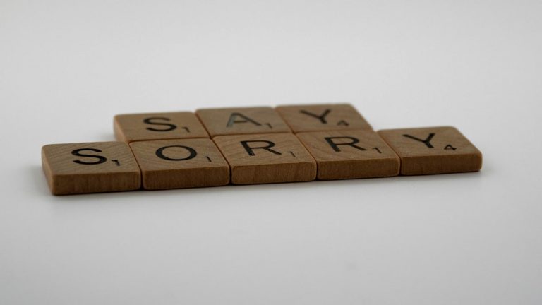 scrabble, scrabble pieces, lettering, letters, wood, scrabble tiles, white background, words, type, typography, design, layout, i am sorry, sorry, apologise, say sorry, regret, make up, break up, mistake, hardest word,